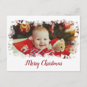 Cartão de Feriado de Cartão de Foto para Dia da Ne