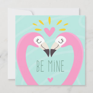 Cartão de Feriado de Dia de os namorados Bonito