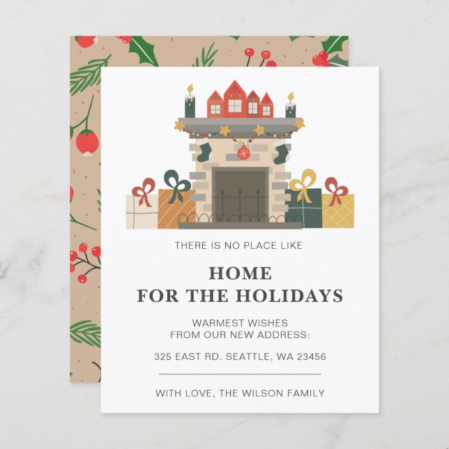 Cartão de Feriado de Férias de Orçamento Weve Movi (Frente/Verso)