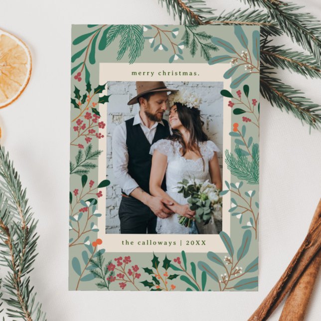 Cartão de Feriado de Férias de Sábio Botânico de N (Criador carregado)