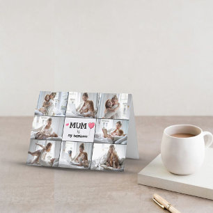 Cartão de Feriado de Foto de Colagem do dia de as 