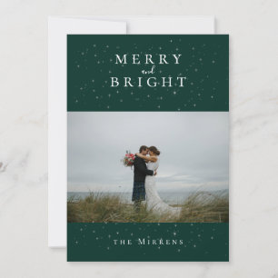 Cartão de Feriado de Fotografia Emerald no Inverno