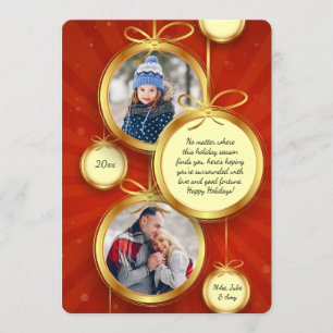 Cartão de Feriado de Fotografia para Encomendas