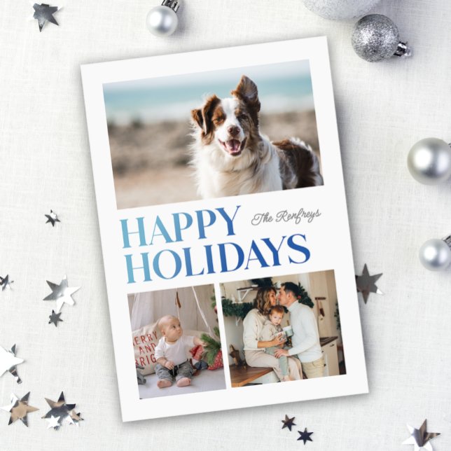 Cartão de Feriado de Gradação de Feriados Feliz (Criador carregado)