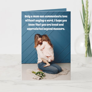 Cartão de Feriado de Mensagem de Coração do dia de