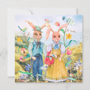 Cartão de Feriado de Páscoa Bonito