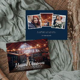 Cartão de Feriado de Sobreposição de Foto de Natal