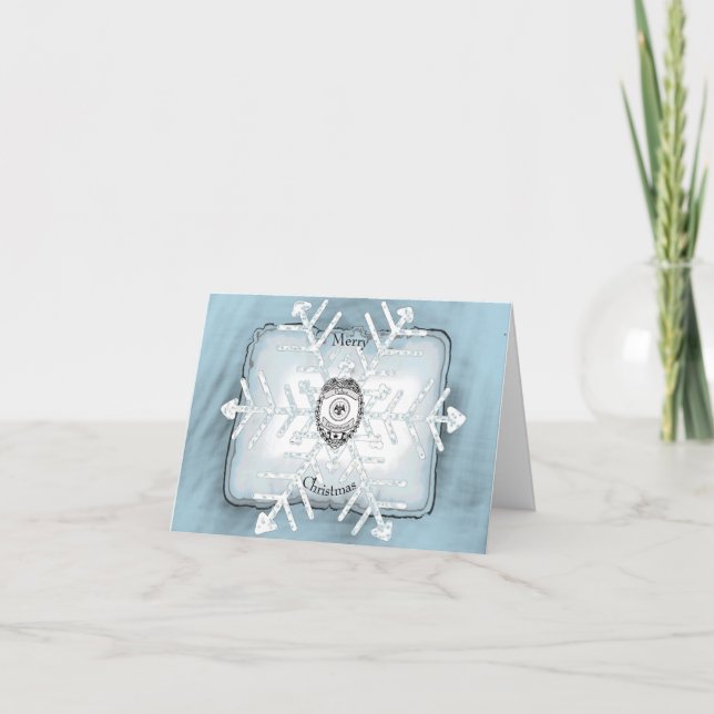 Cartão de Feriado do Departamento de Polícia (Frente)