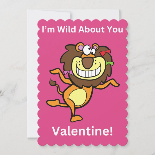 Cartão de Feriado do Dia do Namorados para Criança (Frente)