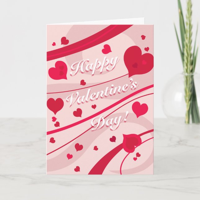 Cartão de Feriado do Dia dos Namorados (Frente)