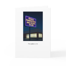 Cartão de feriado do Gifts R Us