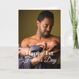 Cartão de Feriado do Primeiro Dia de os pais de Fo