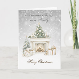 Cartão de Feriado Dobrado