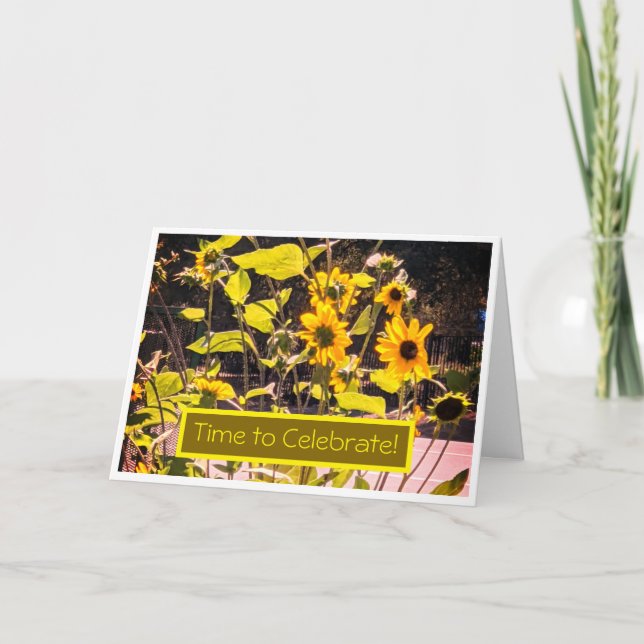 Cartão de Feriado Dobrado (Frente)