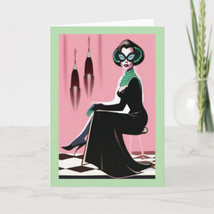 Cartão de Feriado Dobrado