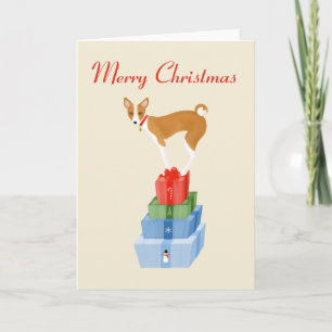 Cartão de Feriado Dobrado