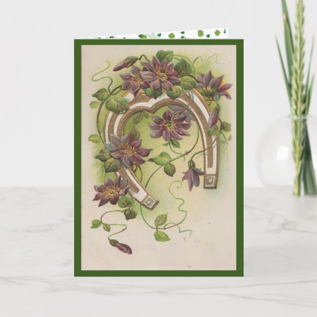 Cartão de Feriado Dobrado (Frente)