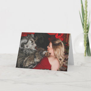 Cartão de Feriado Dobrado PNW Krampus