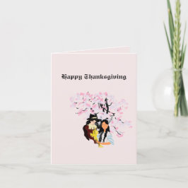 Cartão de Feriado Dobrado : Primeira Ação de Graça