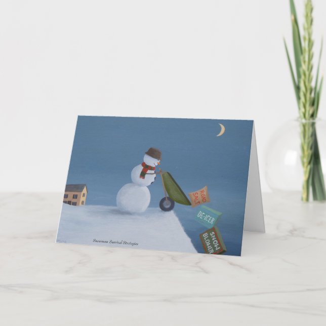 cartão de feriado engraçado (Frente)