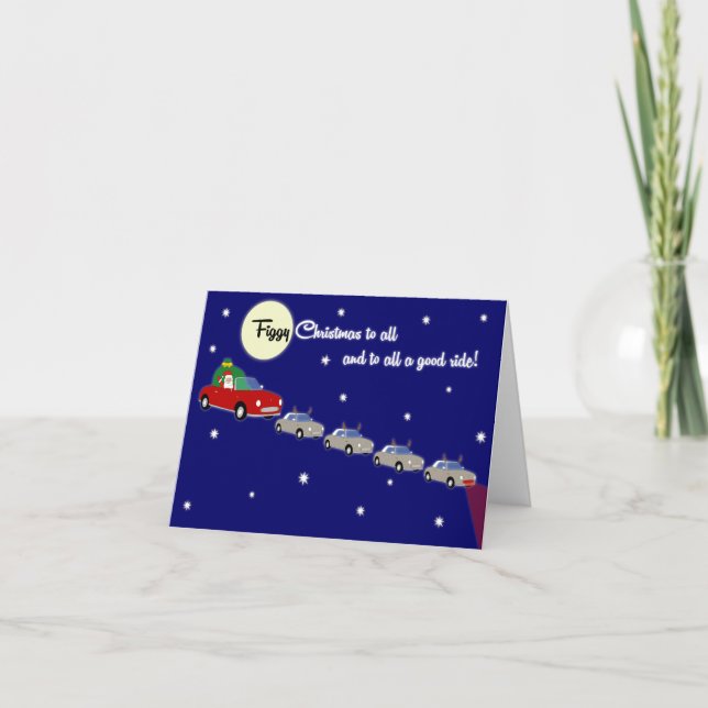 Cartão de Feriado Figaro (Frente)