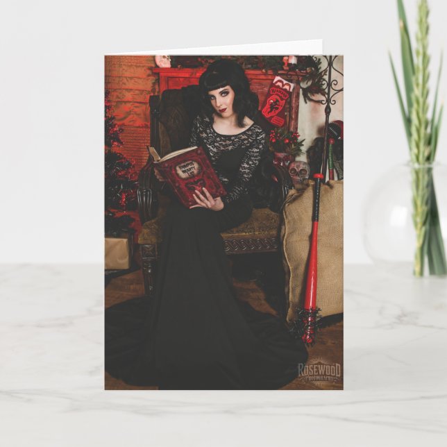 Cartão de Feriado Folheto PNW Krampus (Frente)