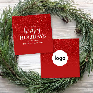 Cartão de Feriado Mini Comercial de Feriados Feliz