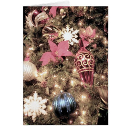 Cartão de Feriado 'Ornamentos' - Beleza e Alegria