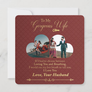 Cartão de feriado personalizado para o dia do dia