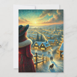 Cartão de Feriado Plano