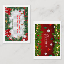 Cartão de Feriado Plano, Tamanho: 4,25" x 5,5", Pa