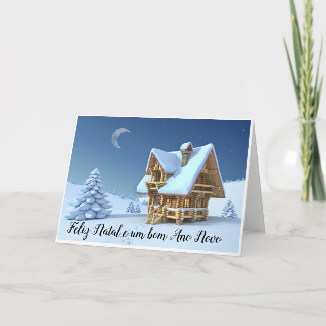 Cartão de Feriado Português (Frente)