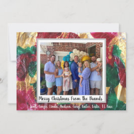 Cartão de Feriado Simples