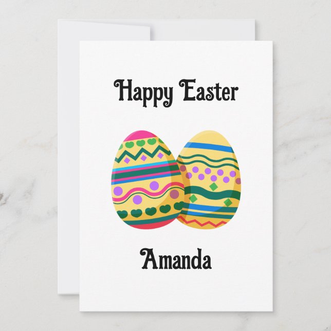 Cartão de Feriado Simples (Frente)