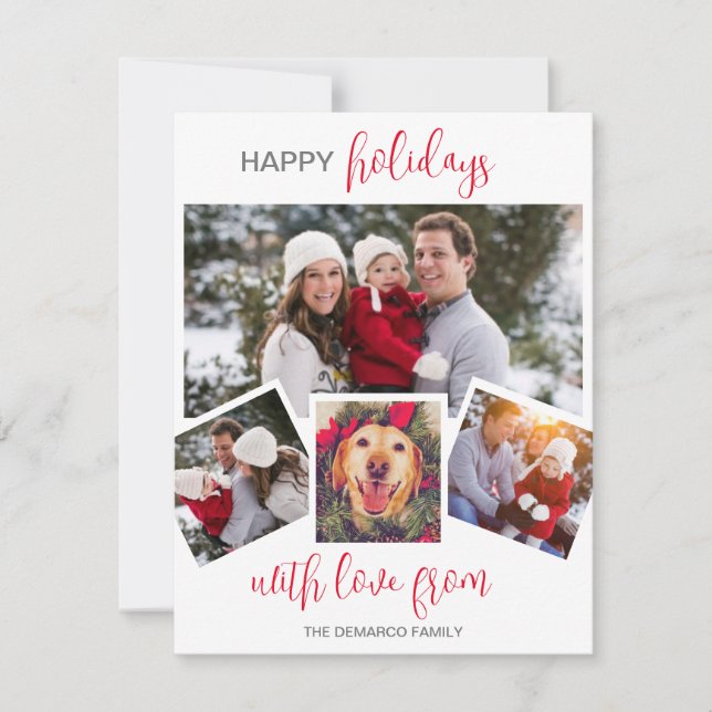 CARTÃO DE FERIADOS FELIZ (Frente)