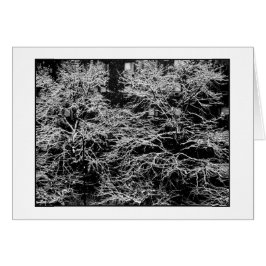 Cartão de Férias "Abstrato de Inverno" - Natal