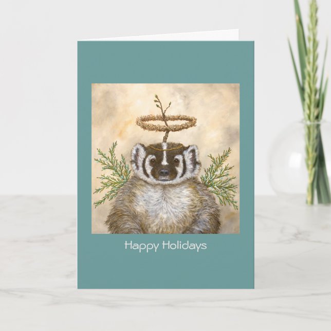 Cartão de férias Angel Clive (Frente)