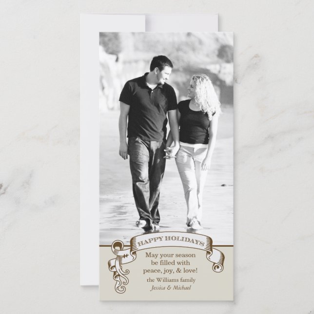 Cartão de Férias Antigo (Frente)