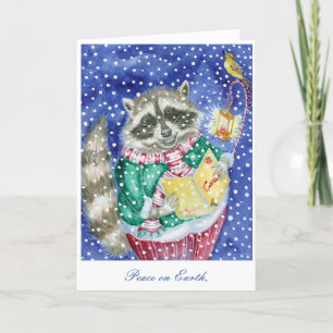 Cartão de férias "Caroling"