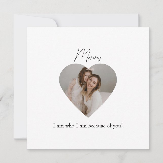 Cartão de Férias com Foto em Formato Retangular pa (Frente)