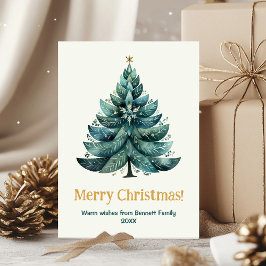 Cartão de férias da família Feliz Natal