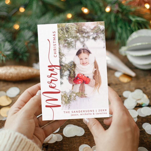 Cartão de Férias da Família Feliz Natal (Criador carregado)