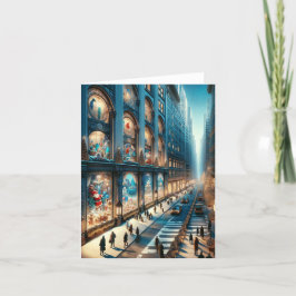 Cartão de Férias da Quinta Avenida. Natal.