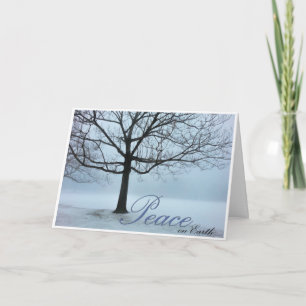 Cartão de Férias da Terra para Paz