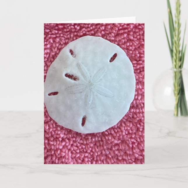 Cartão de Férias de Areia (Frente)