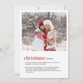 Cartão de Férias de Definição de Natal