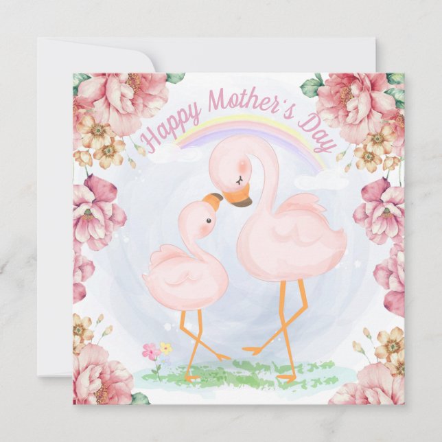 Cartão de Férias de Dia de as mães Feliz (Frente)