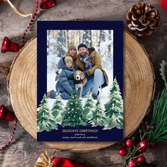 Cartão de Férias de Fazenda em árvore (Criador carregado)