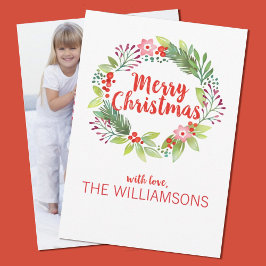 Cartão de Férias de Feriado da Frota de Natal Eleg