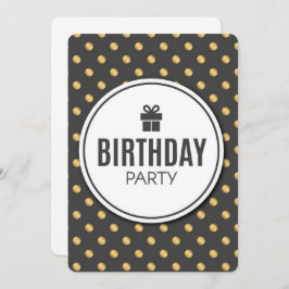 Cartão de Férias de festa de aniversário